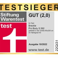 Kaltschaummatratze Pro Body S 592 13 Kaltschaummatratze Pro Body S 592 -Maison Verkaufsgeschäft FJPG S700 1048