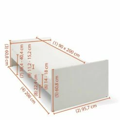 Bett Fiona 90 X 200 Cm -Maison Verkaufsgeschäft FJPG S700 111