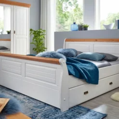 Massivholzbett Hombre 180 X 200 Cm