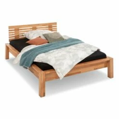 Massivholzbett 140x200 Cm Smoke Three