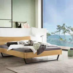 Massivholzbett Lounge 140 X 200 Cm -Maison Verkaufsgeschäft FJPG S700 640